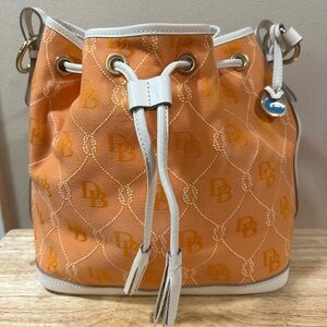 Dooney & Bourke Vintage Signature Drawstring Tote